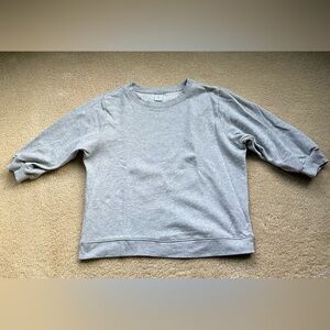 Amazon Essentials Womens Gray French Terry Fleece Crewneck Sweatshirt - XL - EUC